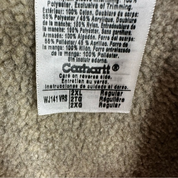 Carhartt Women's Pink WJ141VRS Sherpa Lined Jacket - Size 2XL - Picture 5 of 10